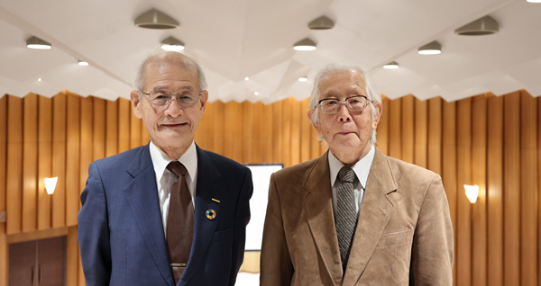 吉野彰氏と白川英樹氏